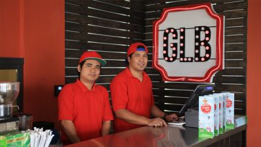 GLB and Franky Joe's restaurant