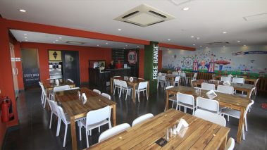 GLB and Franky Joe's restaurant